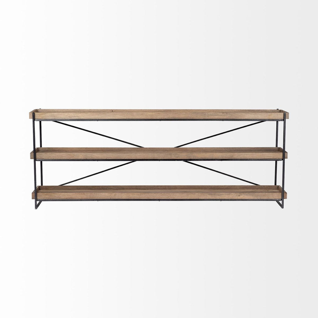 Wooden Rectangular Console Table