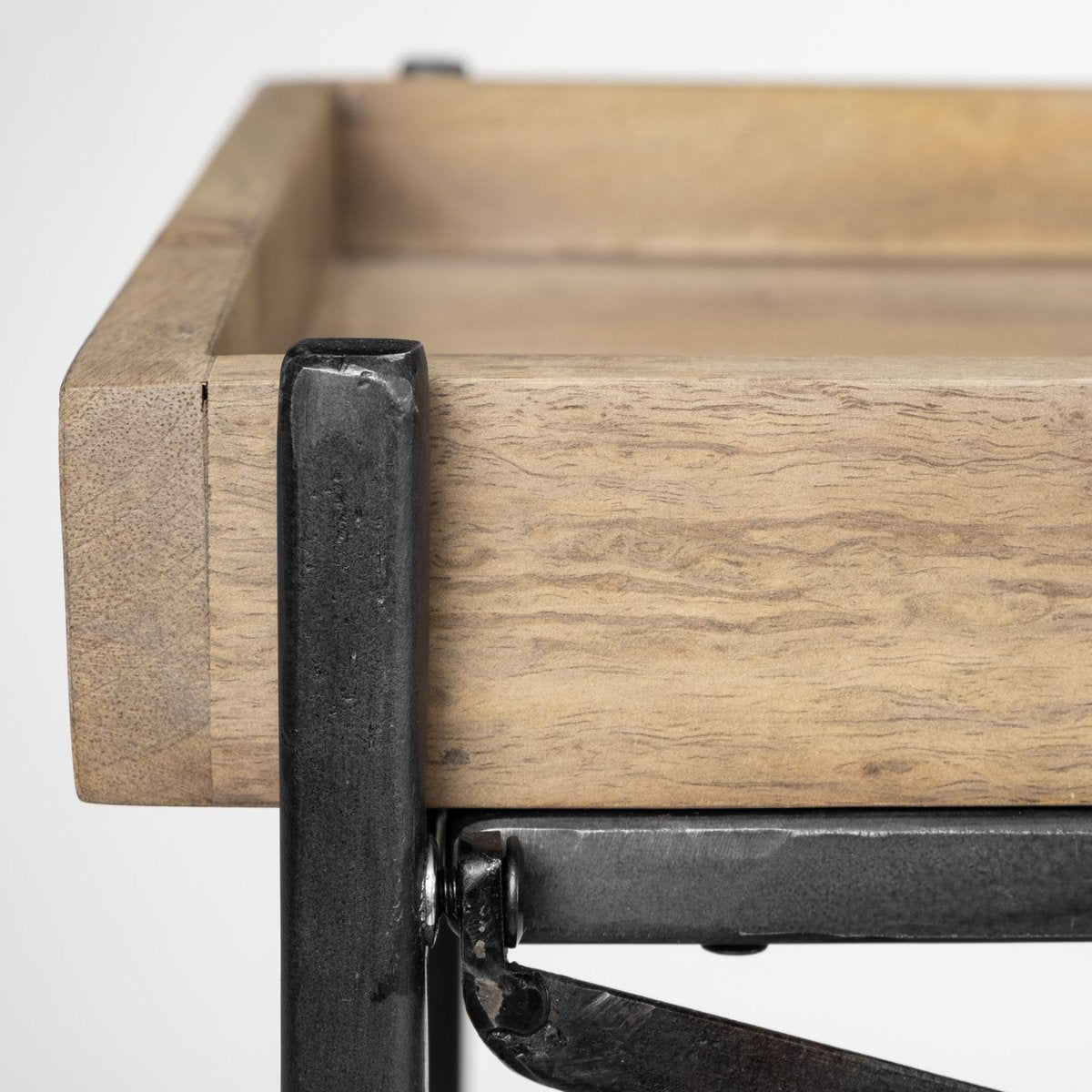 Wooden Rectangular Console Table