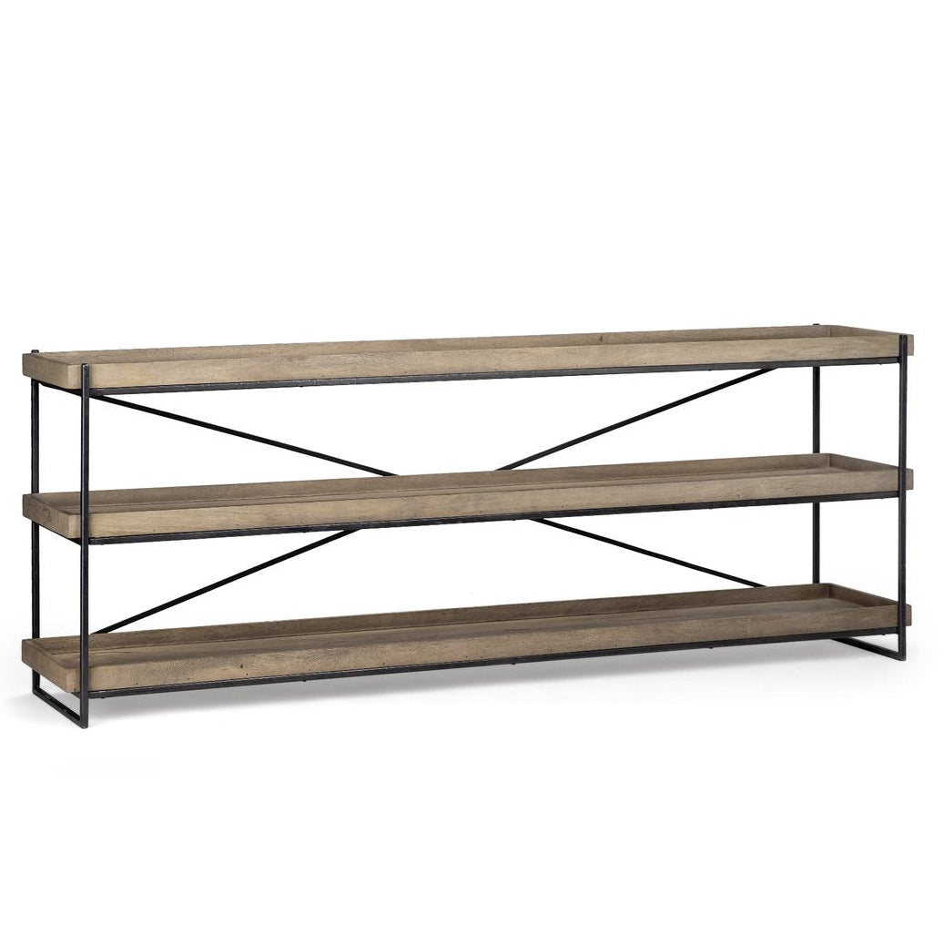 Wooden Rectangular Console Table