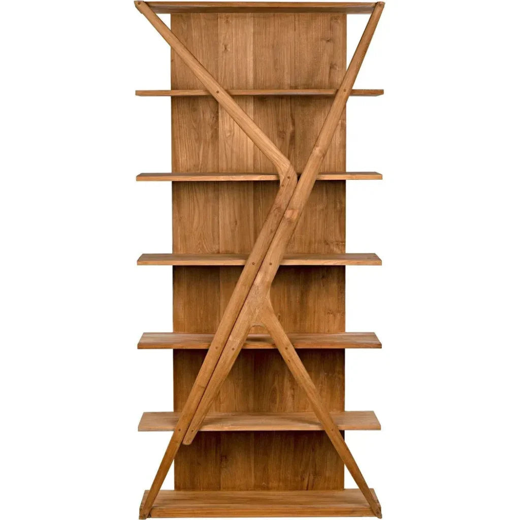 Teak Wood Bookcase