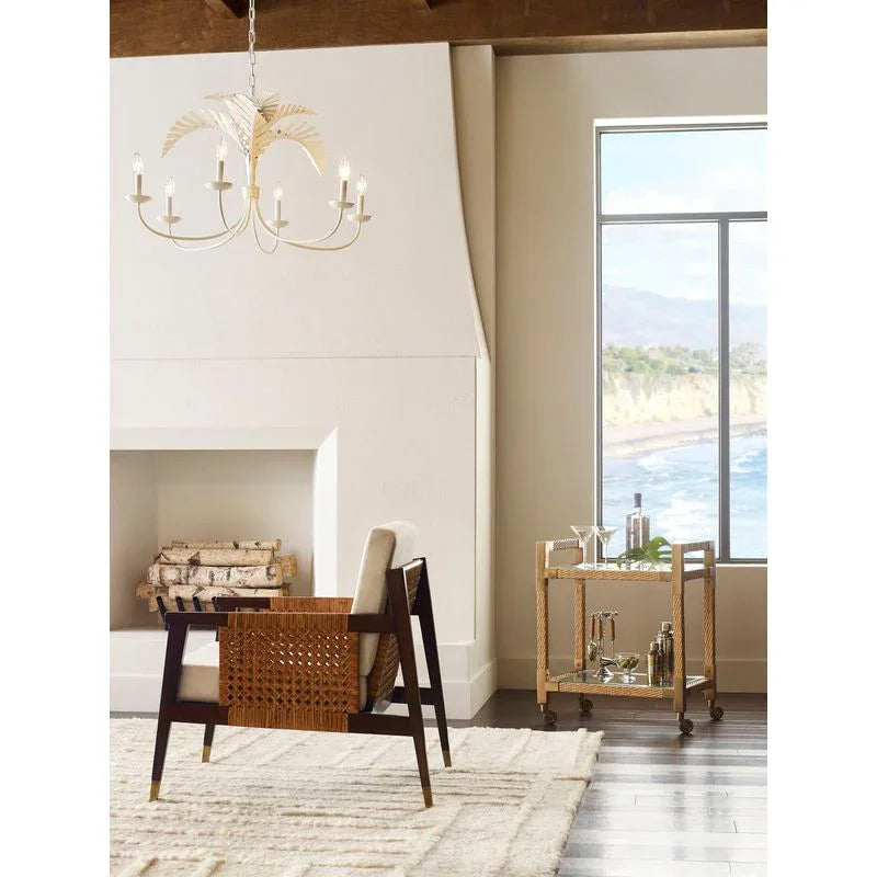 Glass Top Bar Cart
