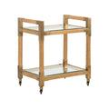 Glass Top Bar Cart