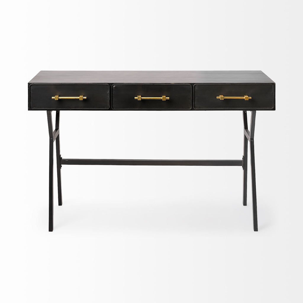 Three Drawers Metal Office Desk