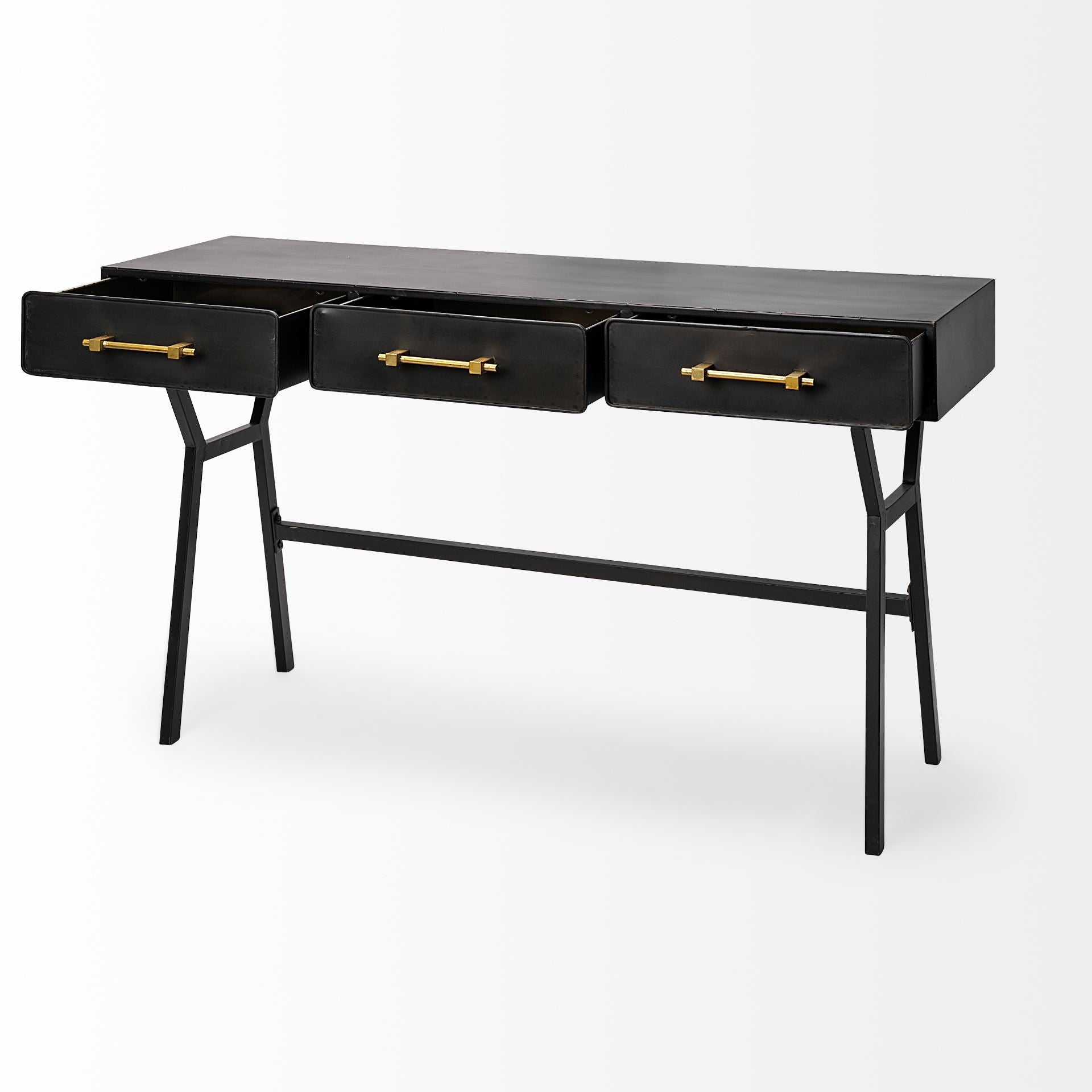 Three Drawers Metal Office Desk