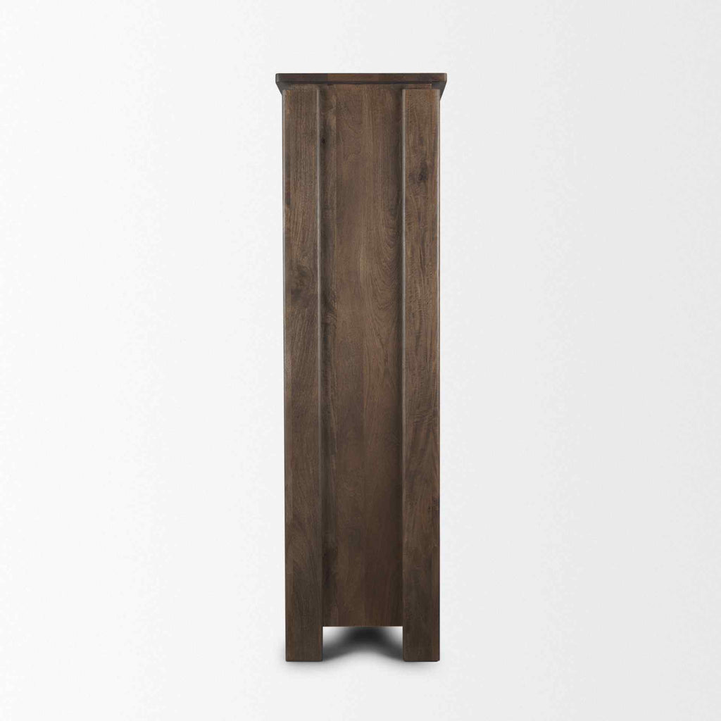 Wooden Dark Brown Bookcase
