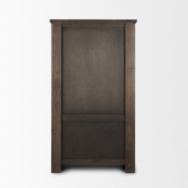 Wooden Dark Brown Bookcase