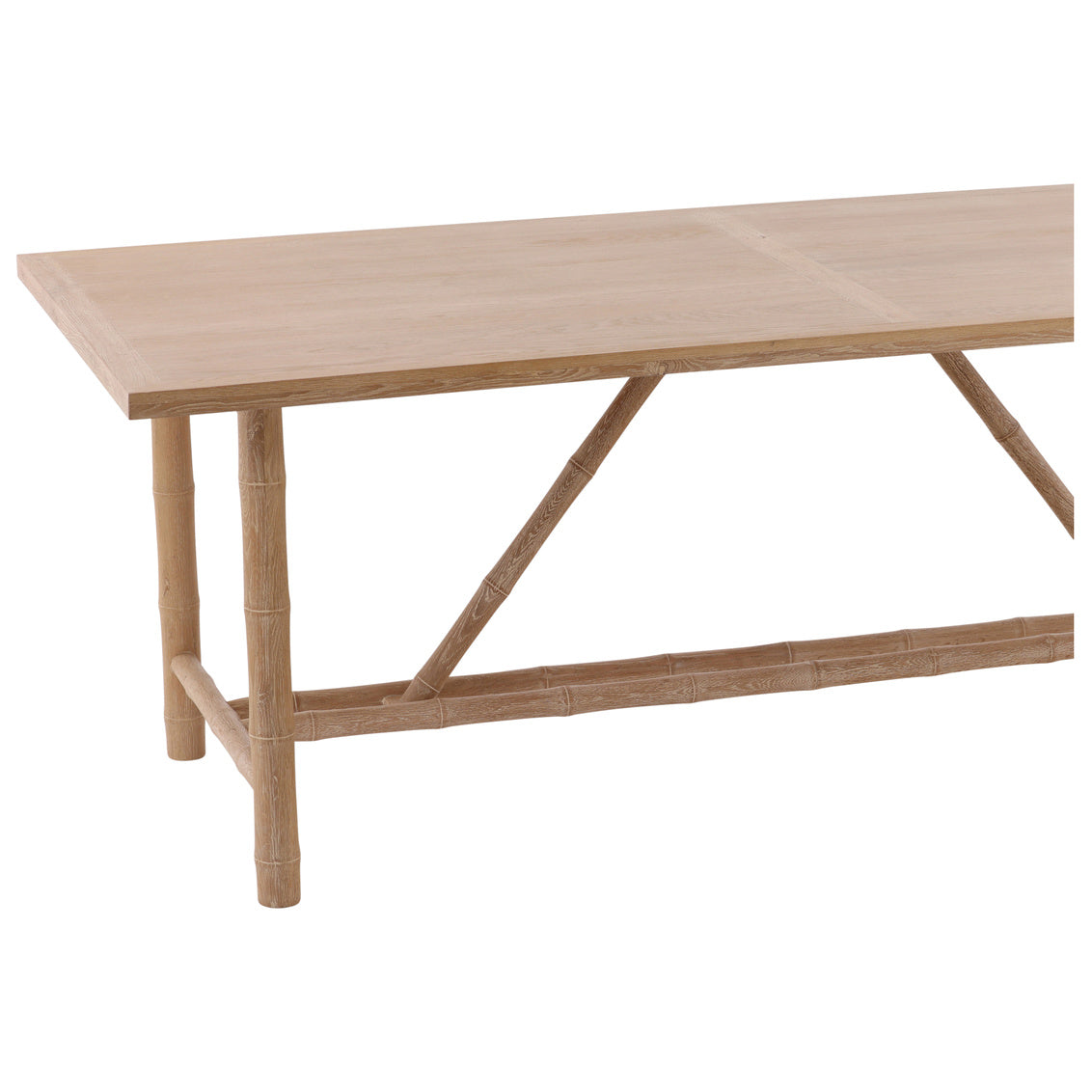 Natural Wooden Rectangular Dining Table