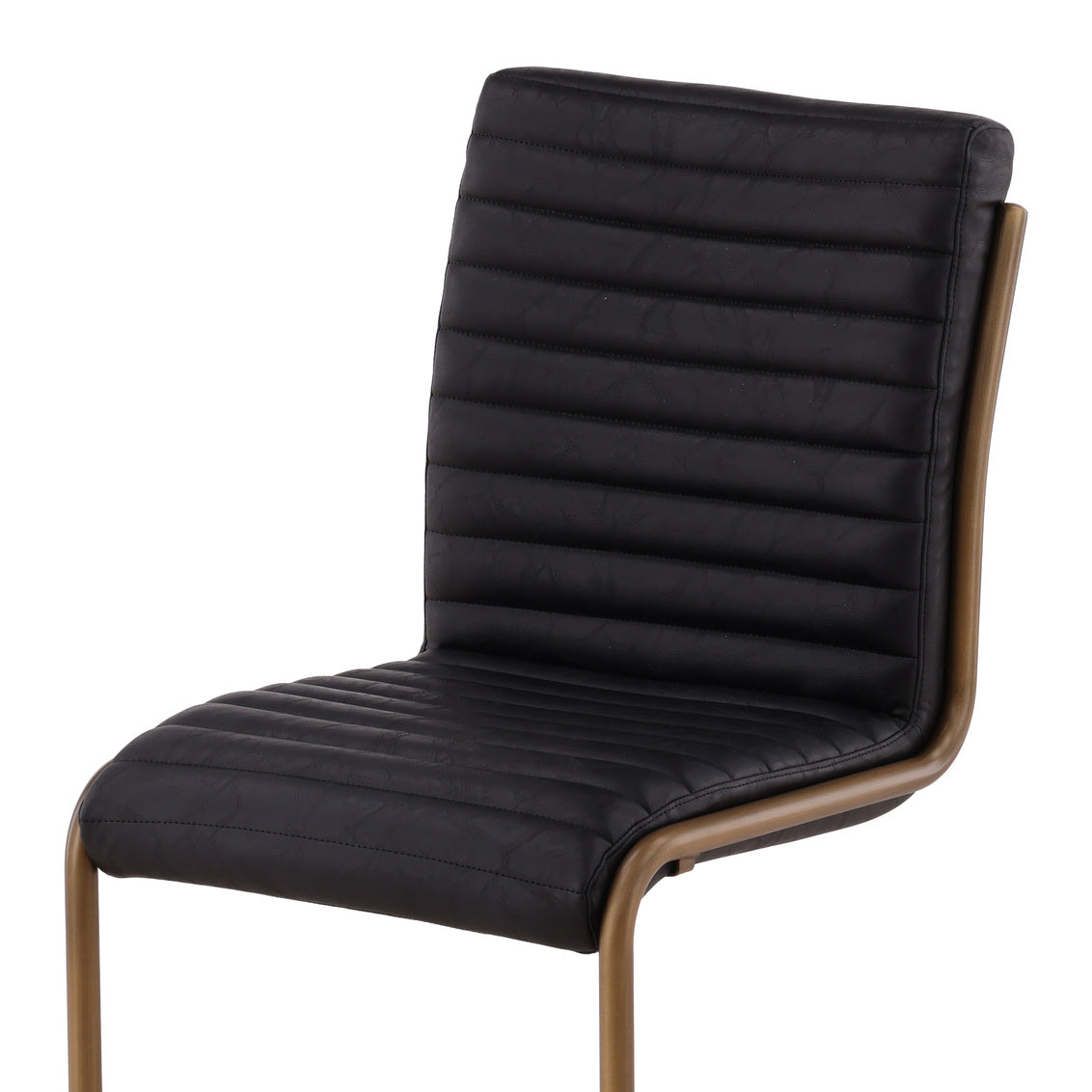 Black Leather Dining Chair