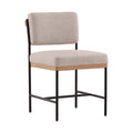 Cream Performance Fabric Side Chair